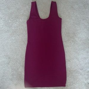 Plum Mini Dress